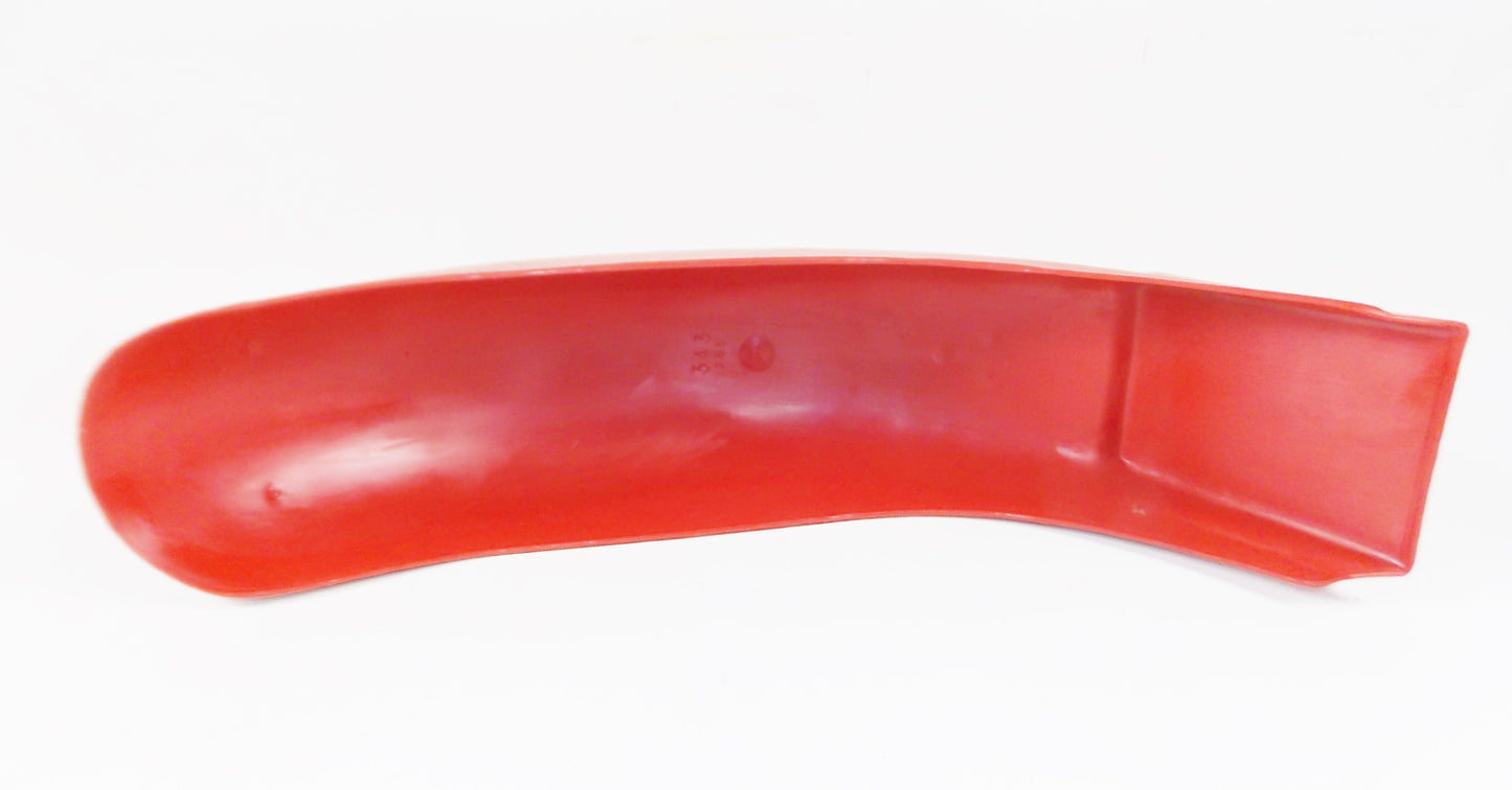 1970's VINTAGE MOTORCYCLE M.ROBERT 343 RED ENDURO REAR FENDER L=26" W=6.5" BETA - MotoRaider