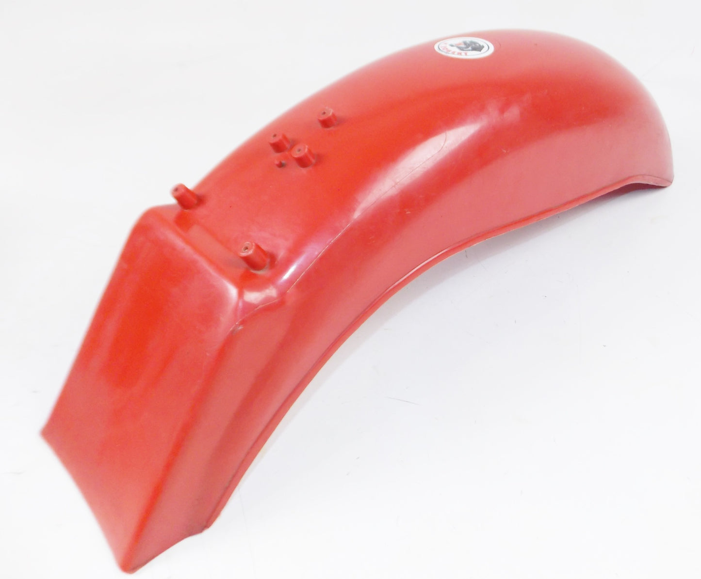1970's VINTAGE MOTORCYCLE M.ROBERT 343 RED ENDURO REAR FENDER L=26" W=6.5" BETA - MotoRaider
