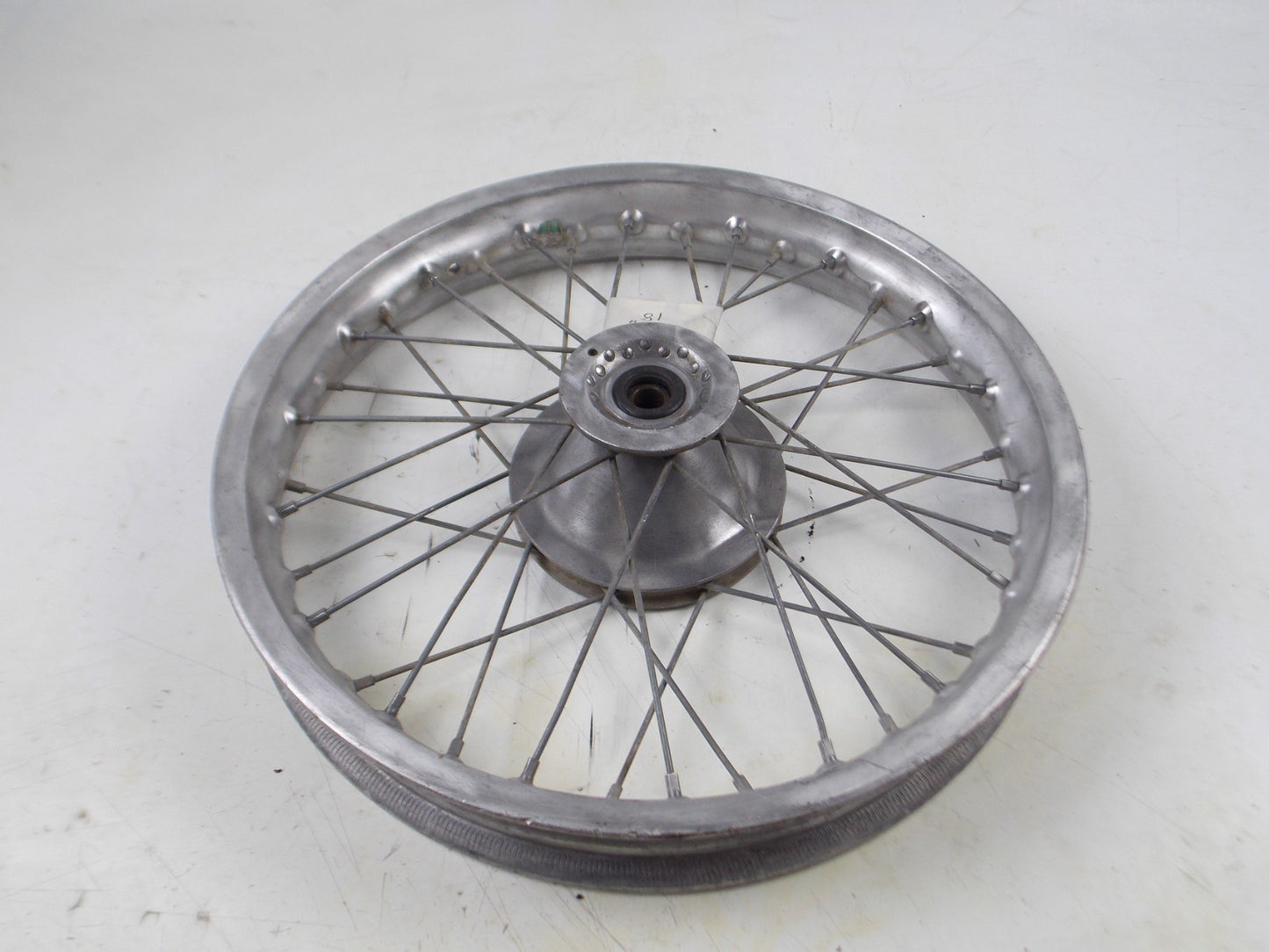 18" REAR WHEEL RIM HUB SPOKES GRIMECA BETA APRILIA GILERA VINTAGE ITALY - MotoRaider
