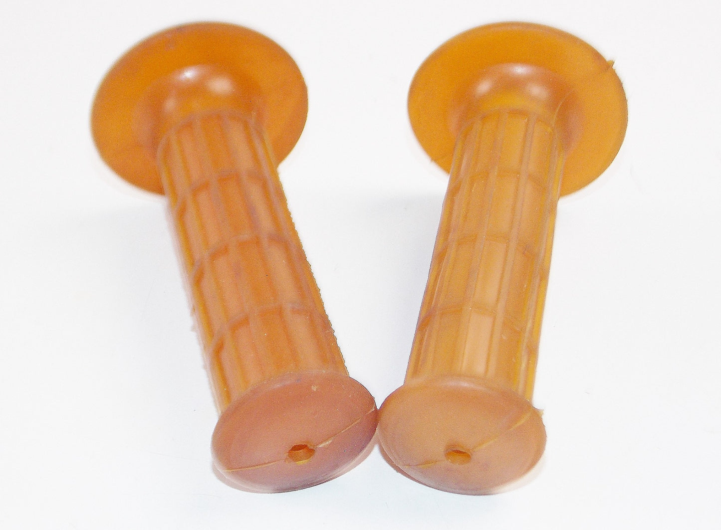 VINTAGE 22mm HANDLERBAR NATURAL RUBBER GRIPS MORINI DUCATI LAVERDA GUZZI BENELLI - MotoRaider
