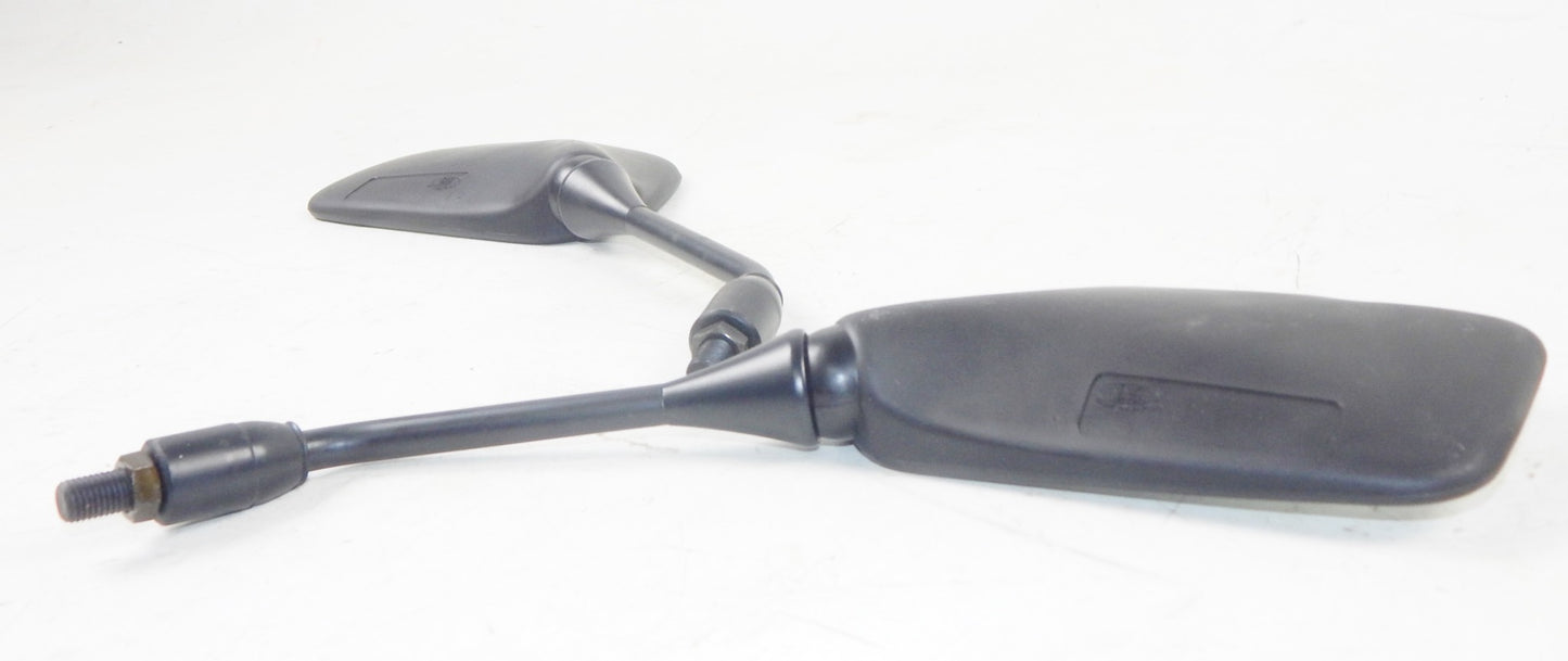 BLACK MIRRORS RIGHT LEFT SM JAPAN 10mm THREAD STEM LENGTH 6" SCOOTER MOTORCYCLE - MotoRaider