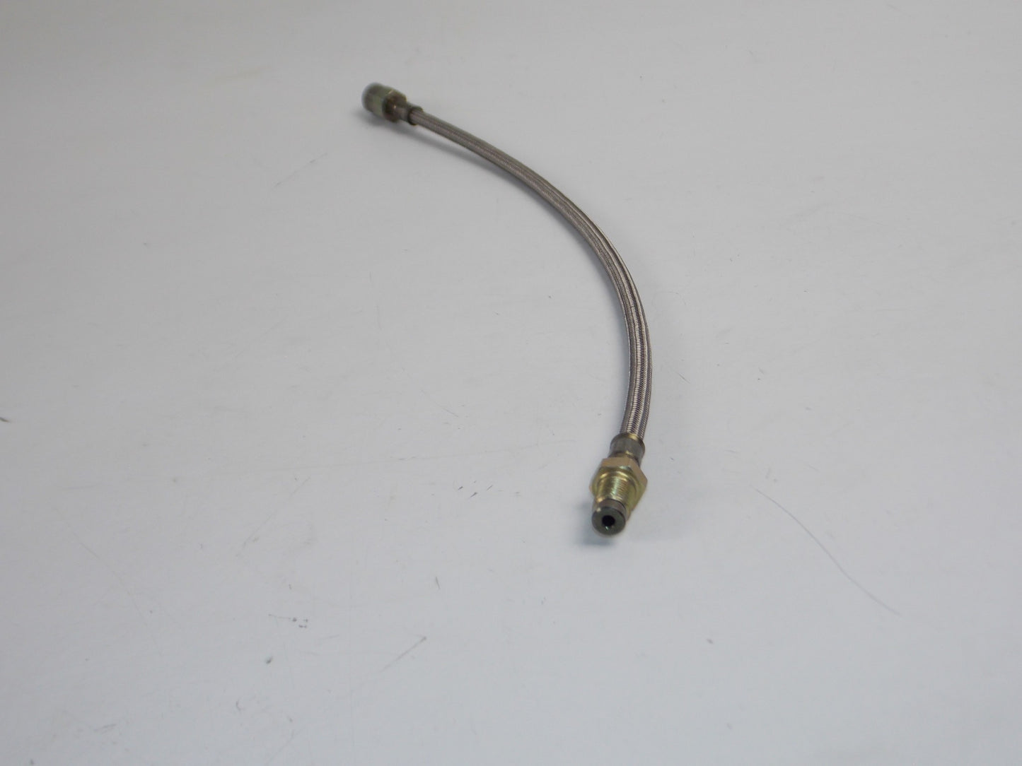 BRAIDED HYDRAULIC HOSE L=390mm THREAD 10mm HOSE OD=7mm MALE FEMALE BRAKE CLUTCH - MotoRaider