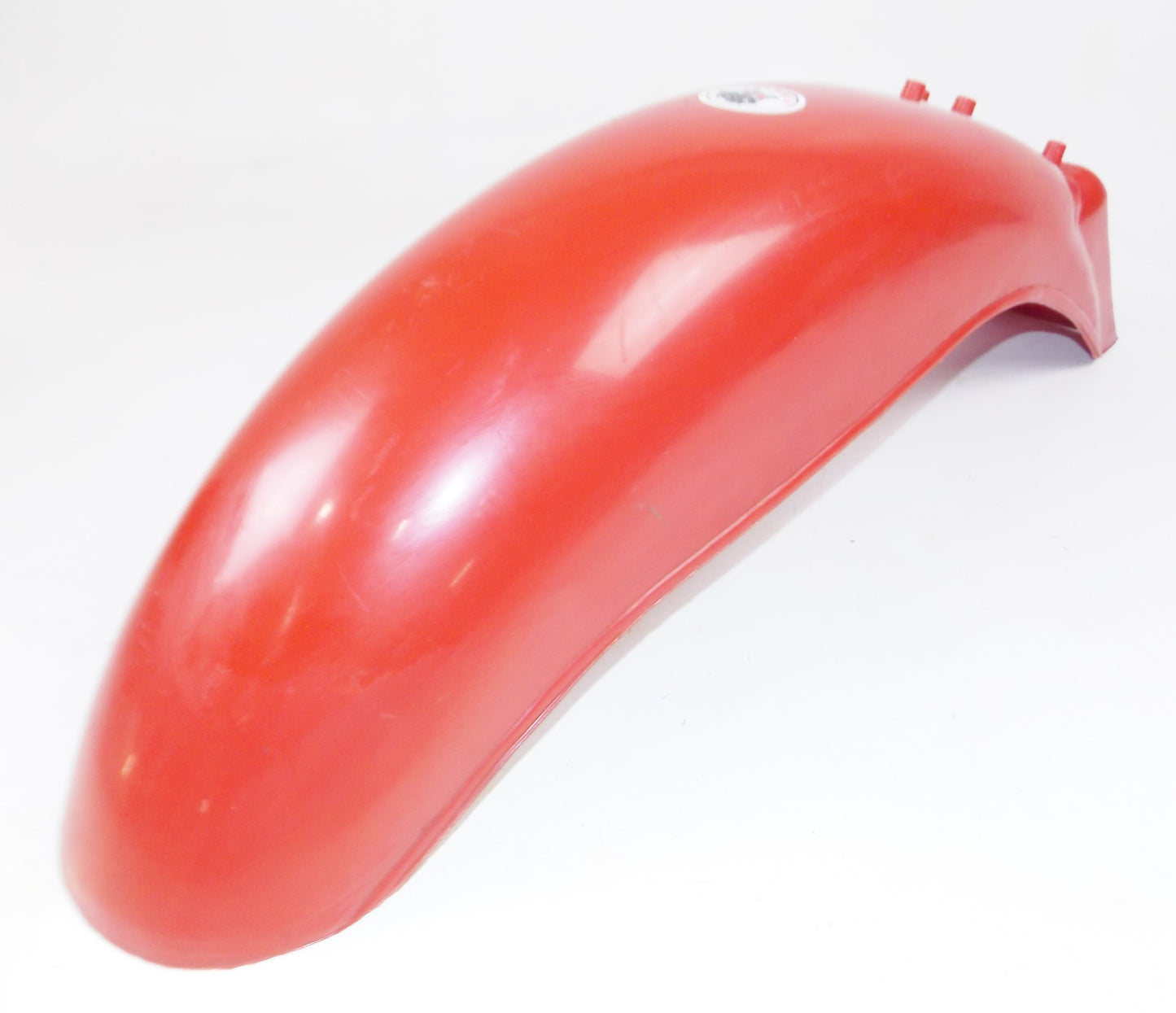 1970's VINTAGE MOTORCYCLE M.ROBERT 343 RED ENDURO REAR FENDER L=26" W=6.5" BETA - MotoRaider
