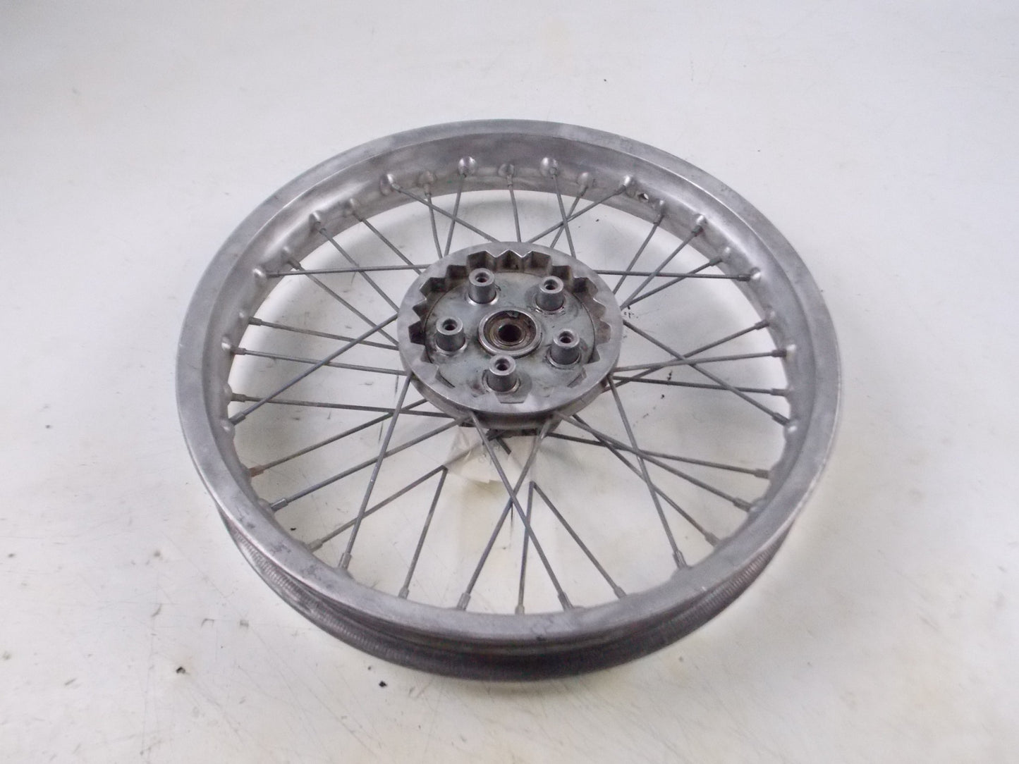 18" REAR WHEEL RIM HUB SPOKES GRIMECA BETA APRILIA GILERA VINTAGE ITALY - MotoRaider