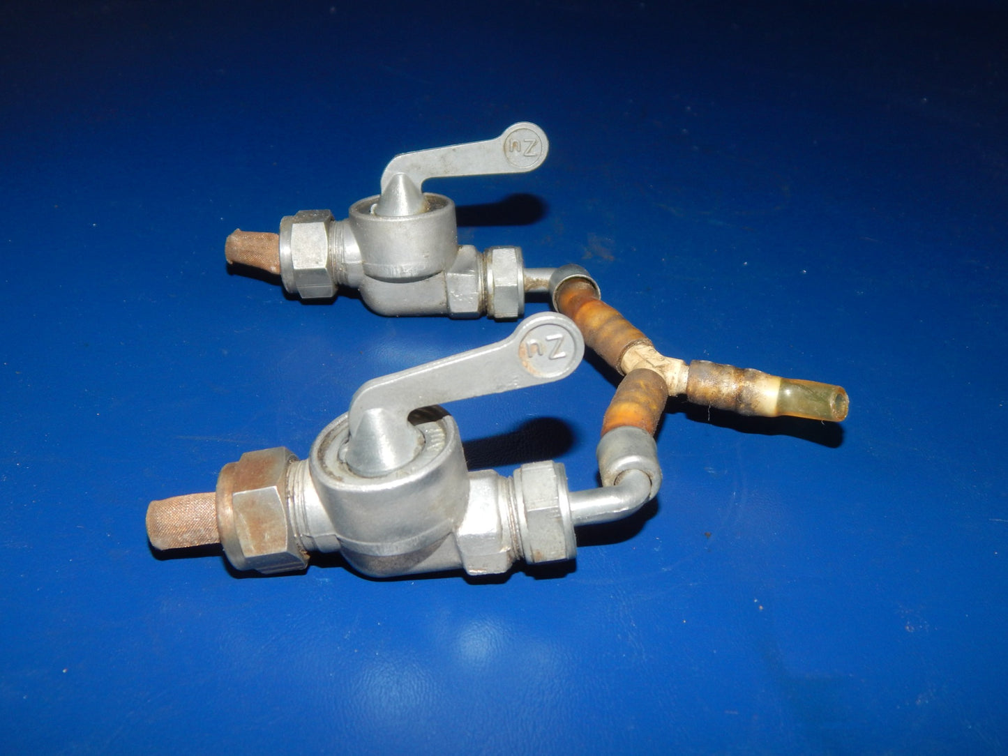 PAIR 1970's KARKOMA PETOCOCK FUEL VALVE THREAD 16mm PUCH MAICO HUSQVARNA - MotoRaider