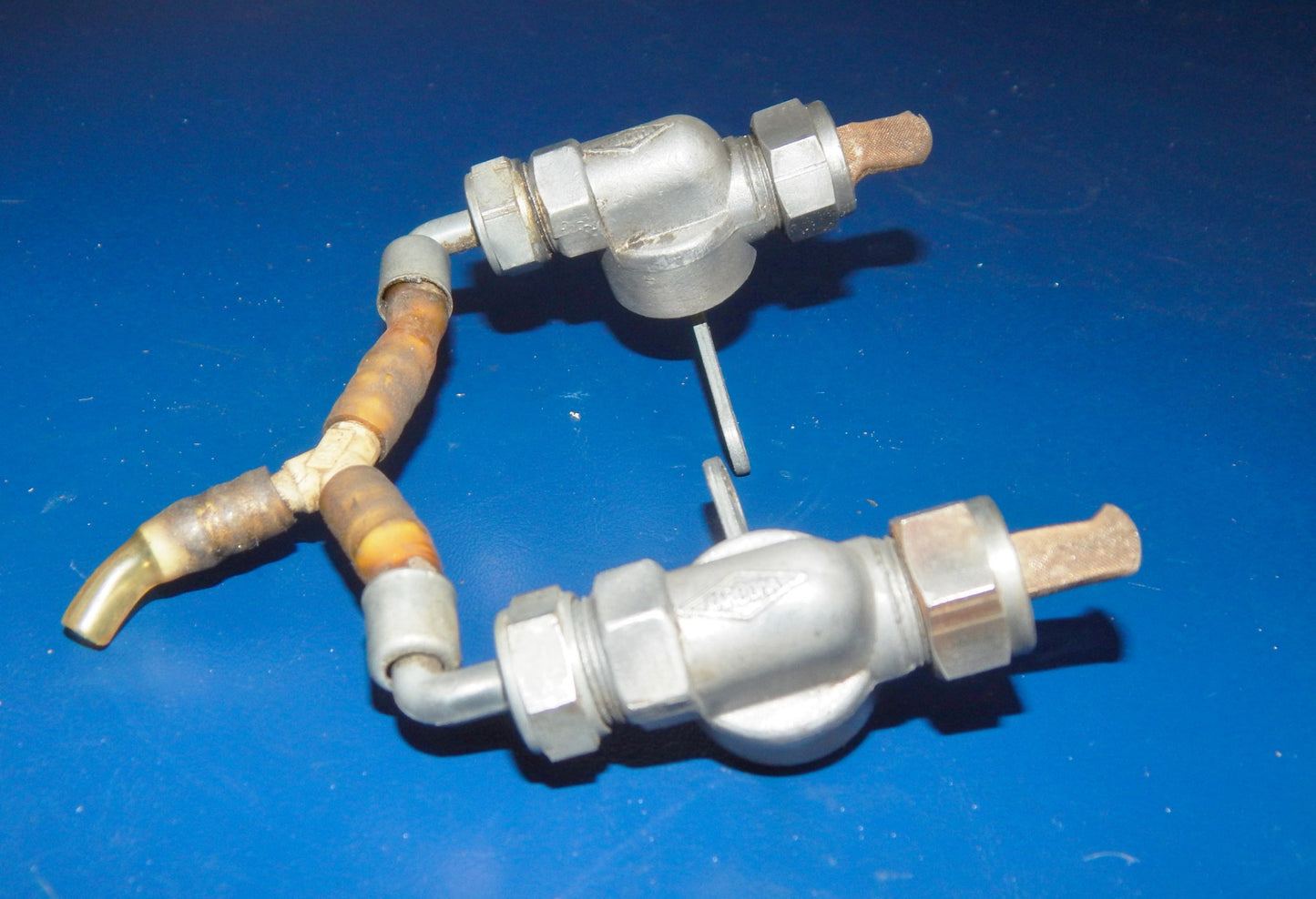 PAIR 1970's KARKOMA PETOCOCK FUEL VALVE THREAD 16mm PUCH MAICO HUSQVARNA - MotoRaider
