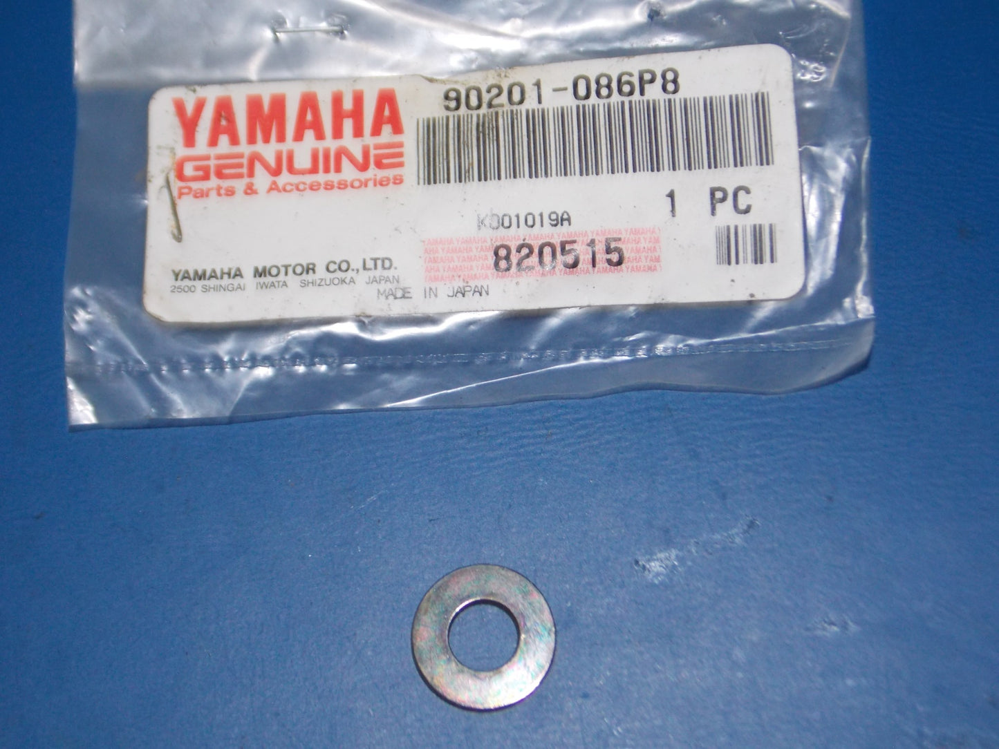 NOS YAMAHA 1980-2016 YT125 YZ250/490/80 IT465 YTM200 PLATE WASHER 90201-086P8 - MotoRaider