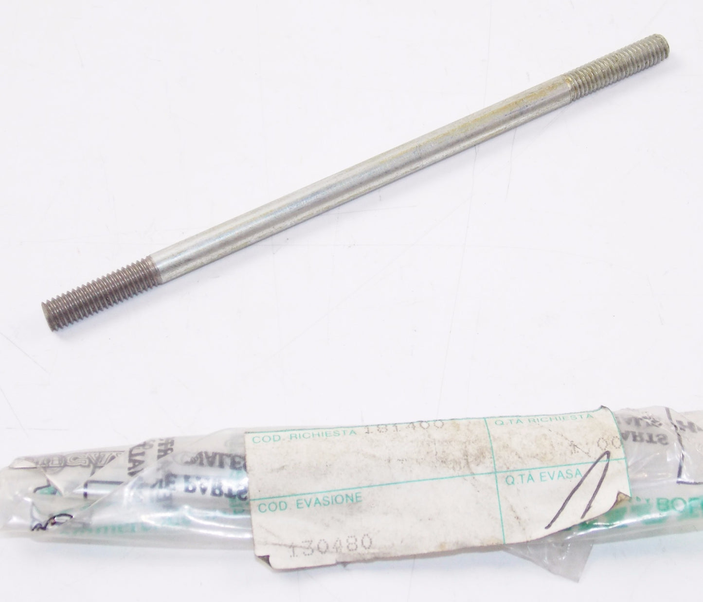 NOS OEM CAGIVA 1987 KANGURO 350|X2 / 125 KJ MORINI GEAR RELEASE ROD BOLT 130480 - MotoRaider