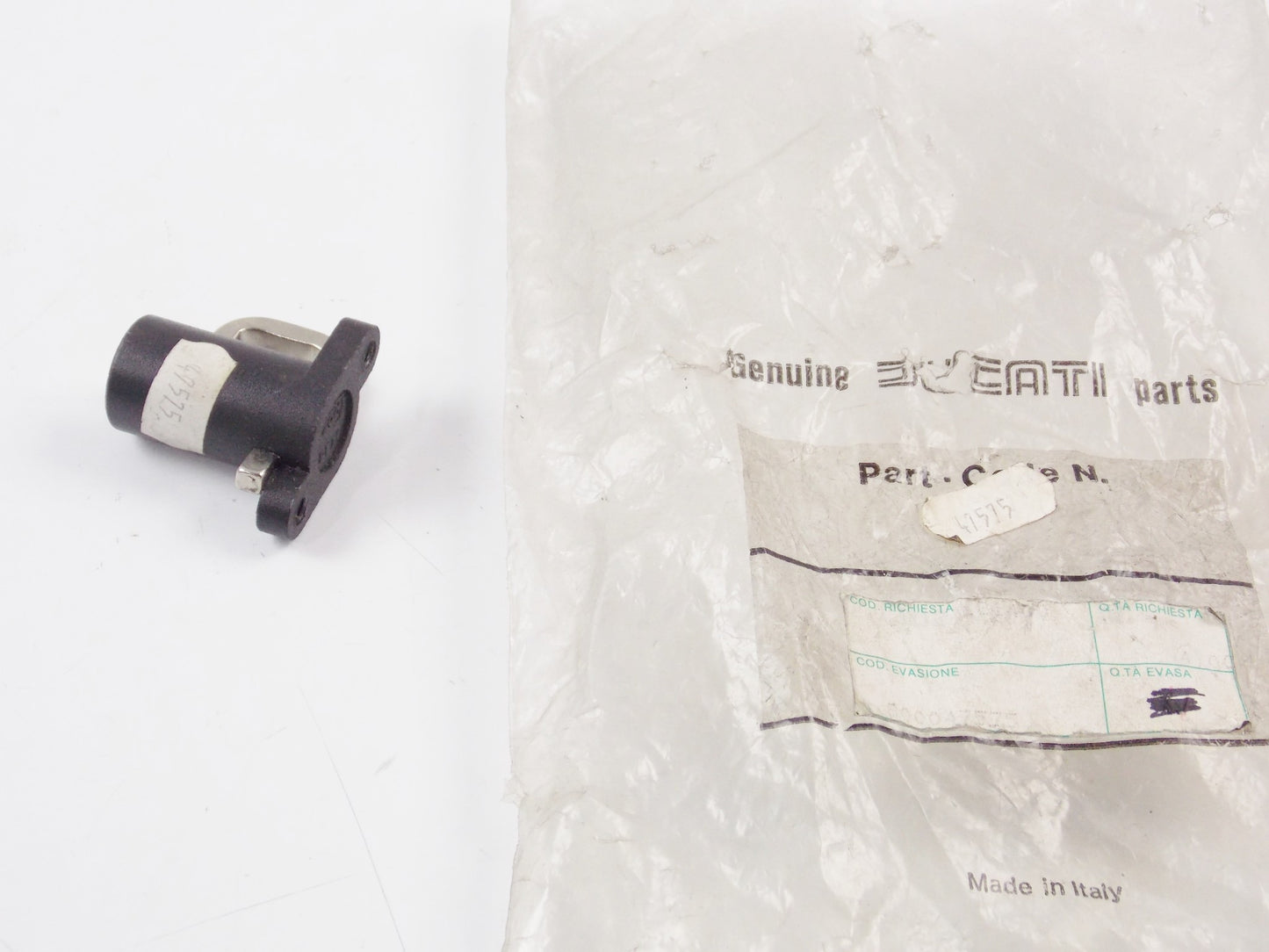NOS OEM DUCATI CAGIVA 1987 ELEFANTRE 125 FRAME ASSEMBLY LOCK (NO KEY) 800047575 - MotoRaider