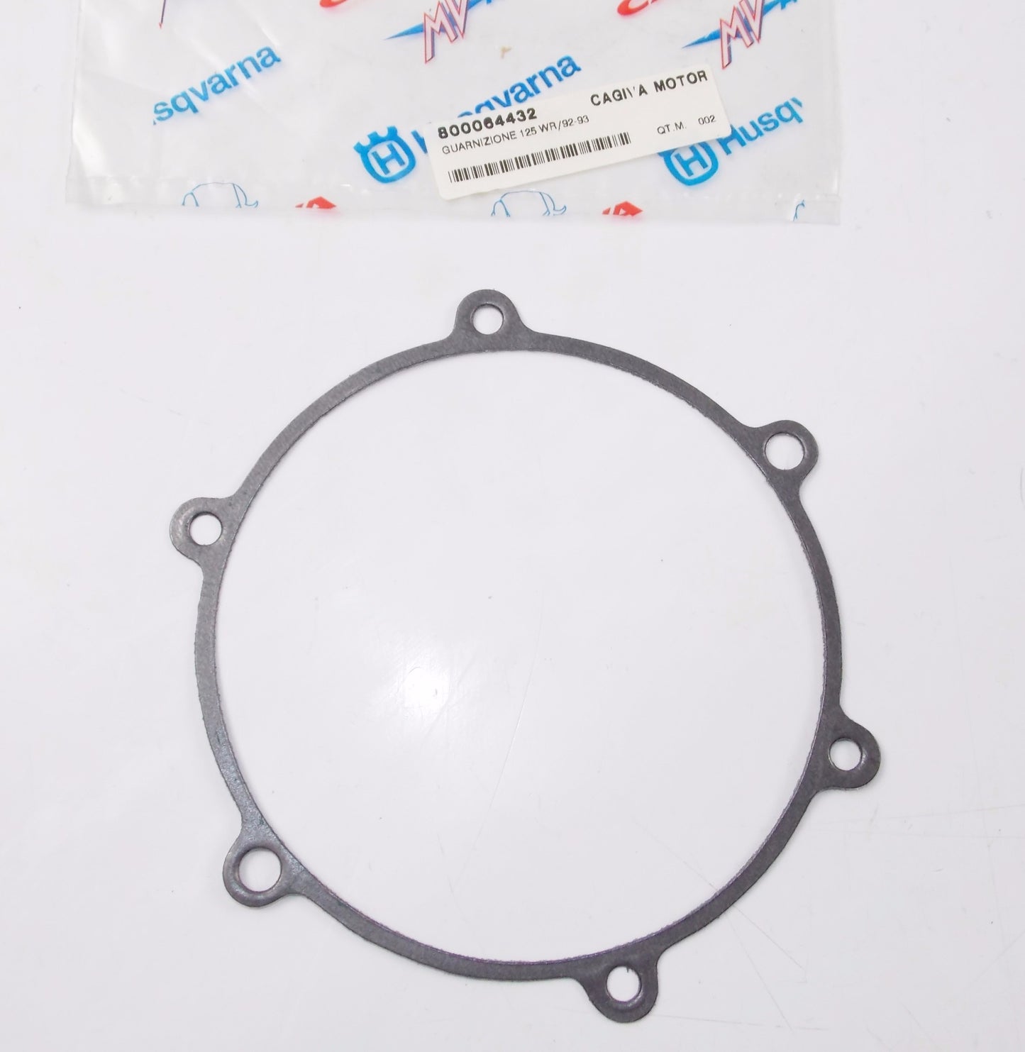 NOS OEM CAGIVA 1992 HUSQVARNA CR 125 SEAL GASKET CLUTCH COVER, OUTER 800064432 - MotoRaider