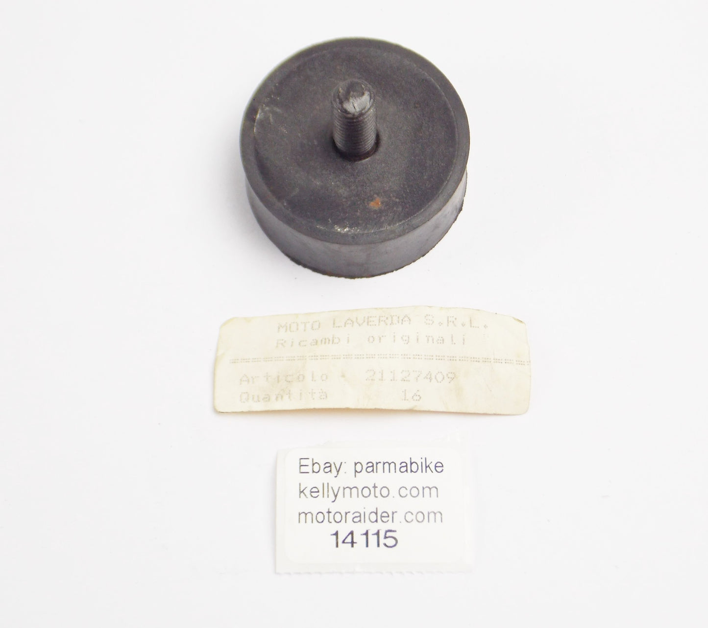 OEM LAVERDA ZUNDAPP LZ 125 175 ENGINE MOUNT SILENT BLOCK RUBBER DAMPER 21127409 - MotoRaider