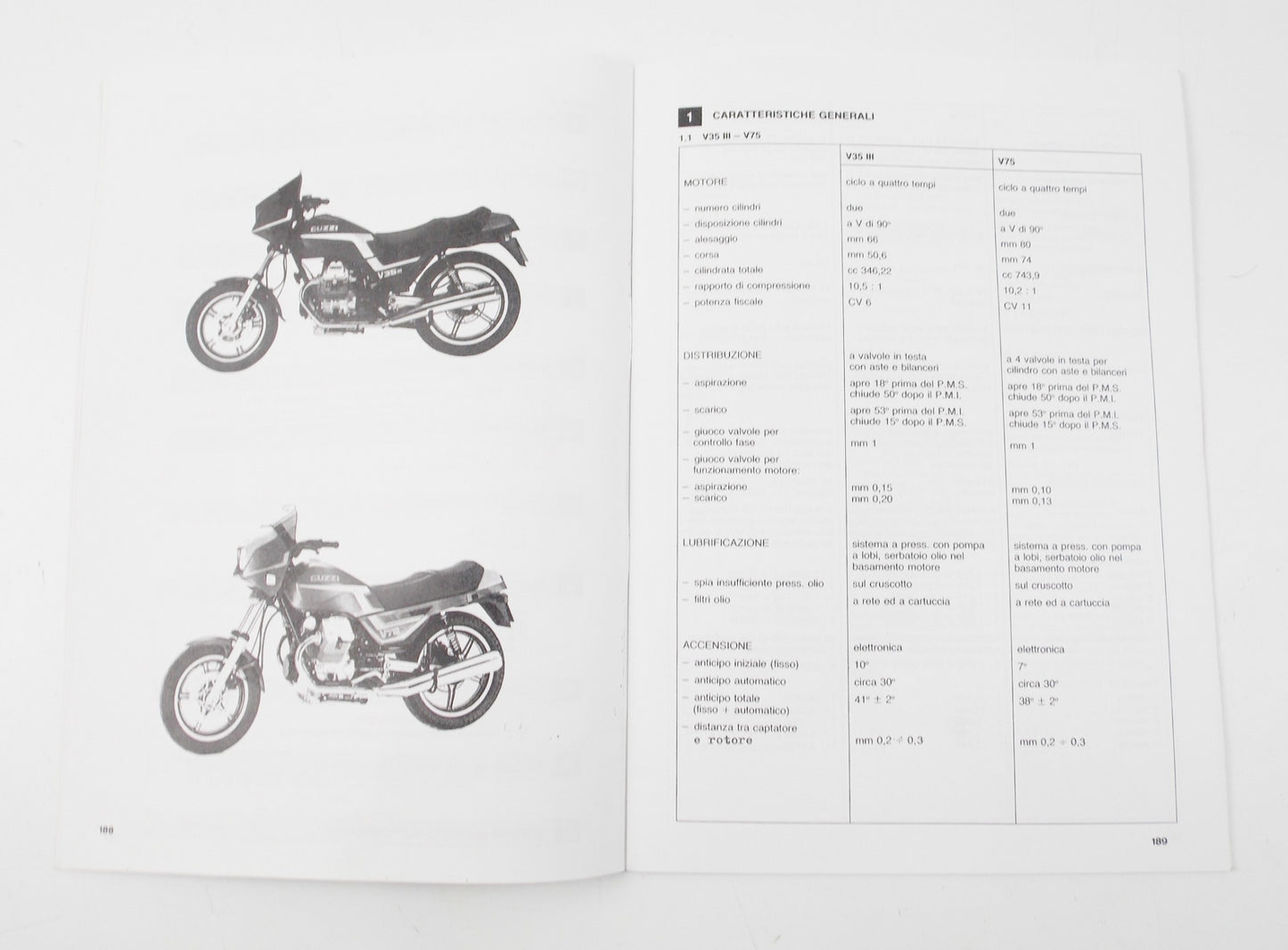 MOTO GUZZI V35 III/V75 WORKSHOP MANUAL REPAIR BOOK 27920185 - MotoRaider