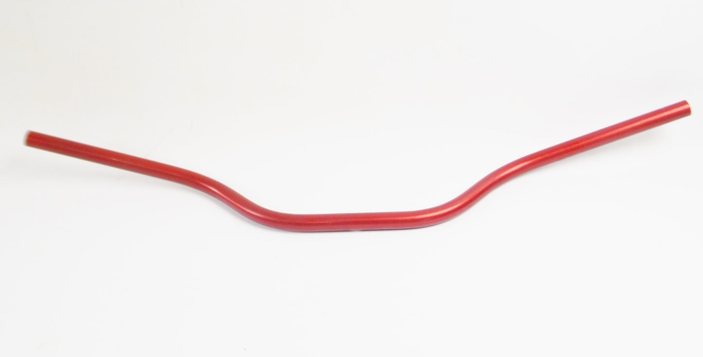 MOTORCYCLE ALUMINUM HANDLEBAR W=33.5" D=7/8" 22mm RED GILERA CAGIVA KTM MAICO - MotoRaider