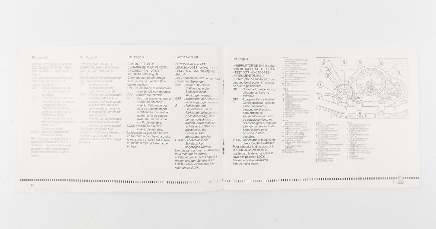 CAGIVA 1993 SUPER CITY 50 OWNER USER BOOK MANUAL 80077055 - MotoRaider