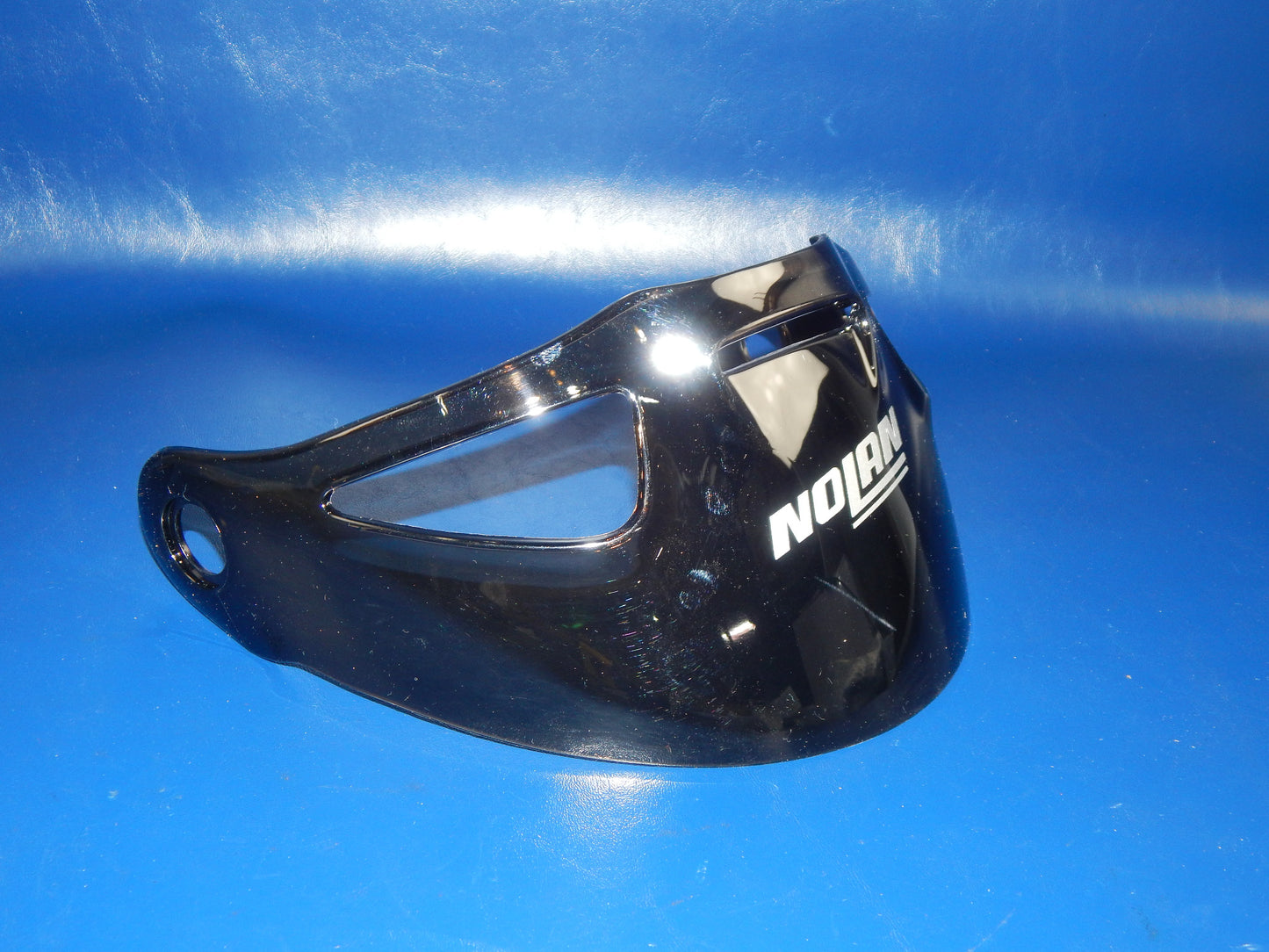 VINTAGE MOTORCYCLE HELMET SCOOTER NOLAN BROWN VISOR SHIELD SUN SCREEN ITALY - MotoRaider