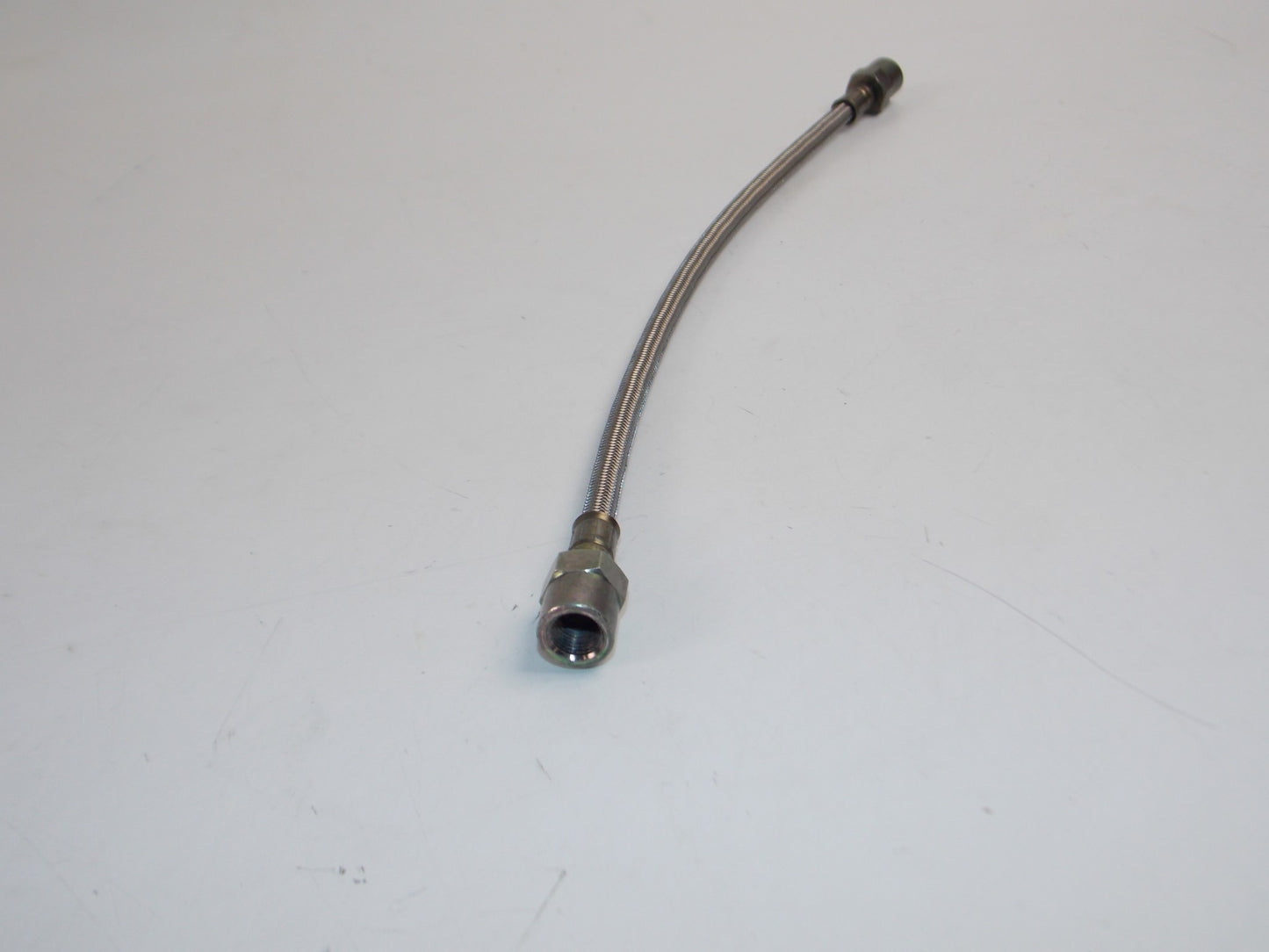 BRAIDED HYDRAULIC HOSE L=305mm THREAD 10mm OD=7mm MALE MALE BRAKE CLUTCH - MotoRaider