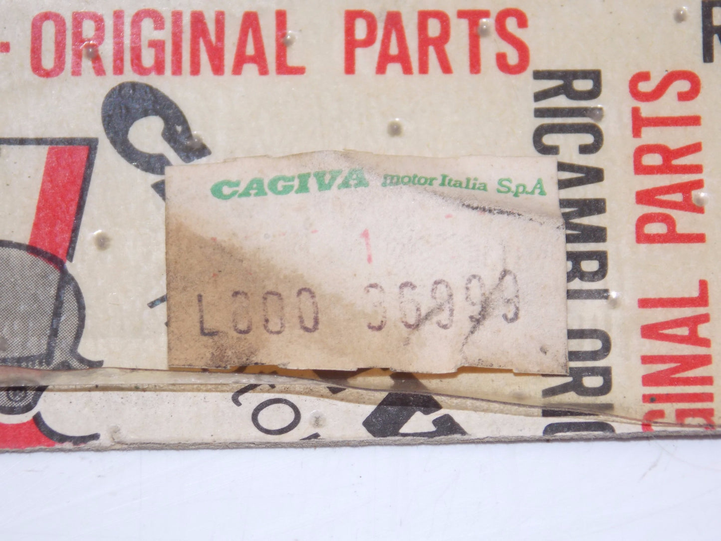NOS OEM CAGIVA 1984 ALETTA ELECTRA ELECTRIC STARTER FLANGE COVER L80036999 - MotoRaider