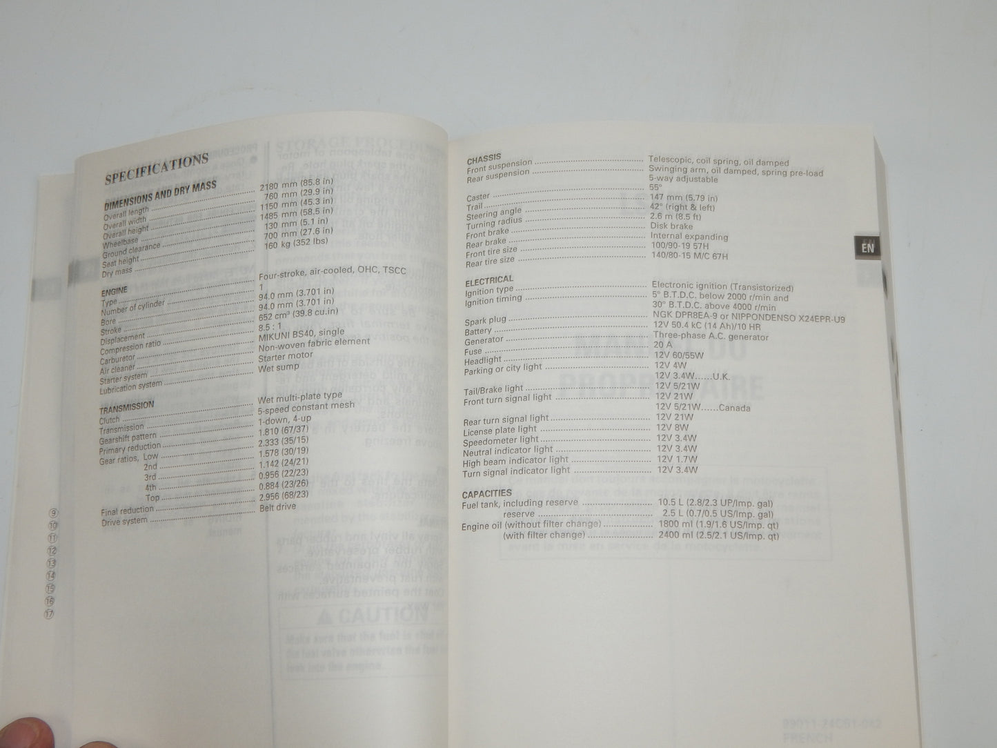 1995 SUZUKI LS650 USER OWNER MANUAL BOOK 99011-24C51-042 MULTI LANGUAGE VINTAGE - MotoRaider