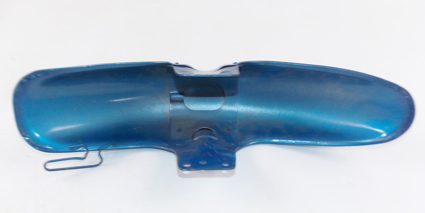 OEM HONDA 19971 CL175 K5 FRONT FENDER BLUE MUDGUARD 61100-316-670 - MotoRaider