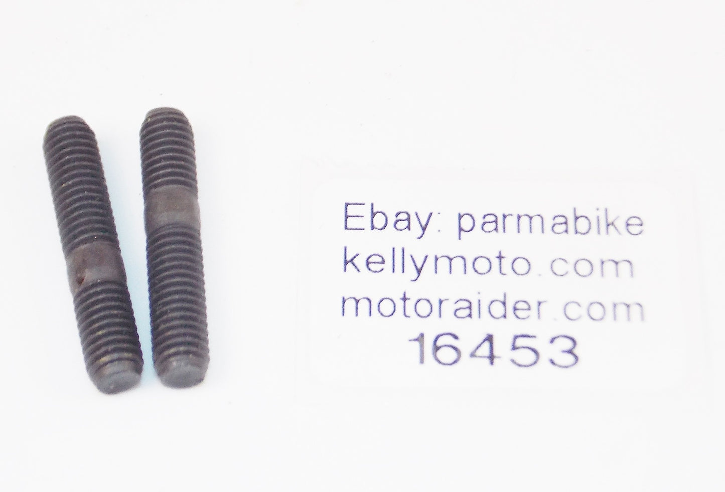 1 PAIR NOS VINTAGE FRANCO MORINI MOTOR ENGINE STUD D=6mm L=32mm VINTAGE ITALY - MotoRaider