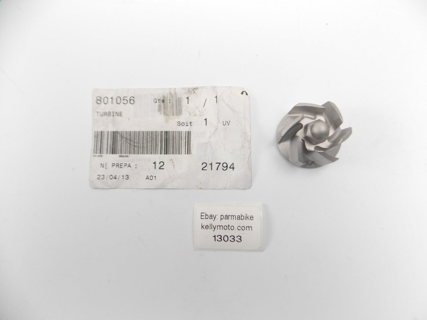OEM PEUGEOT SCOOTER LXR 125 200 MOTOR WATER PUMP FAN TURBINE IMPELLER 801056 - MotoRaider