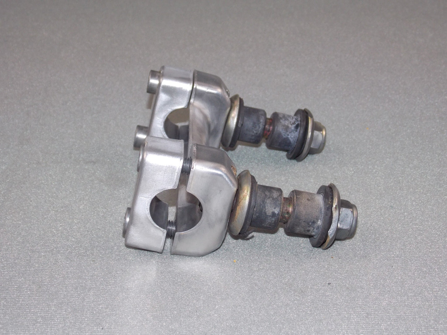 1992 KTM MXC 250 HANDLEBAR MOUNTING CLAMPS RISER SET - MotoRaider