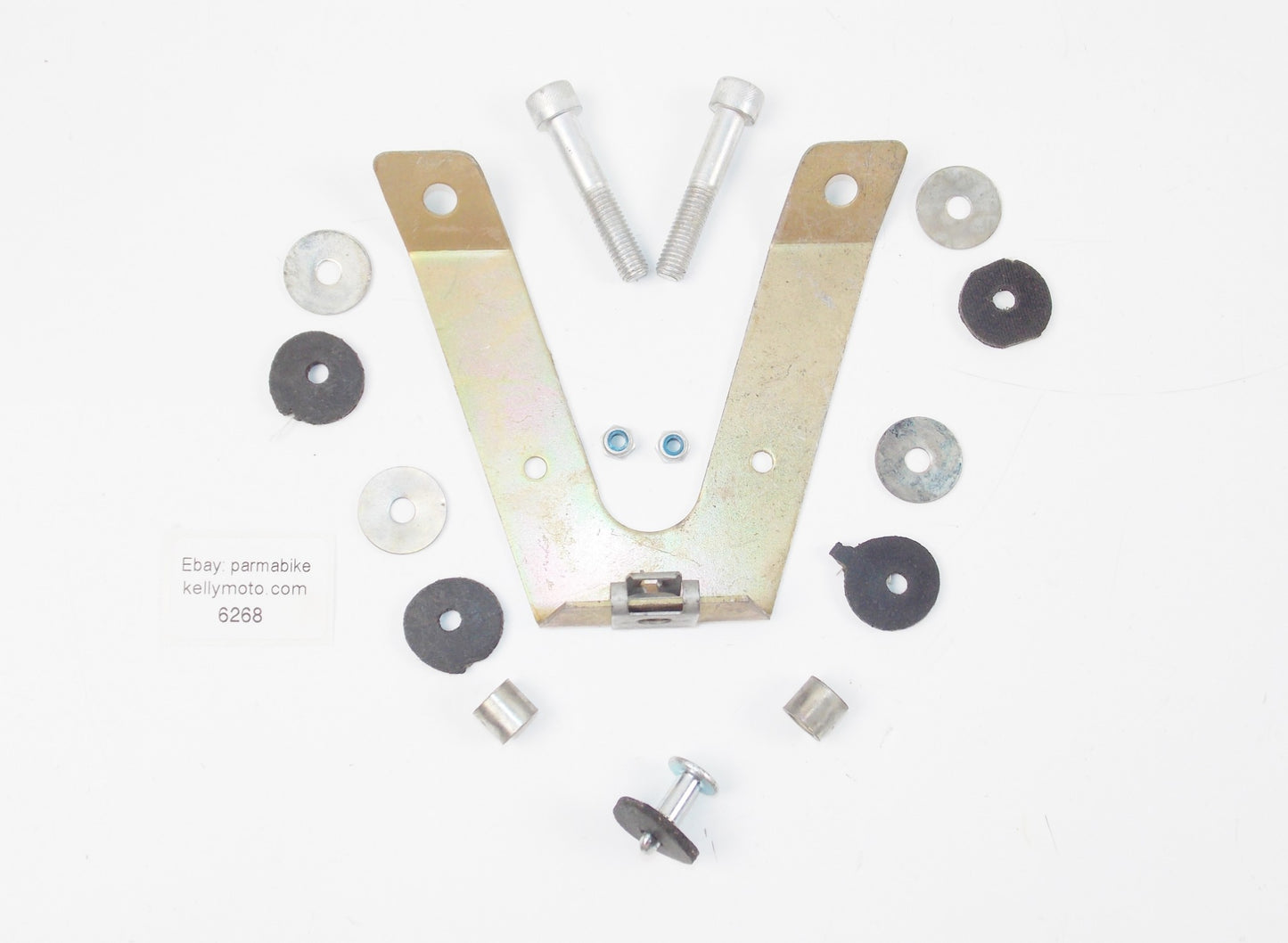 NOS OEM KTM SPEEDOMETER / TACHOMETER MOUNTING BRACKET HARDWARE KIT - MotoRaider