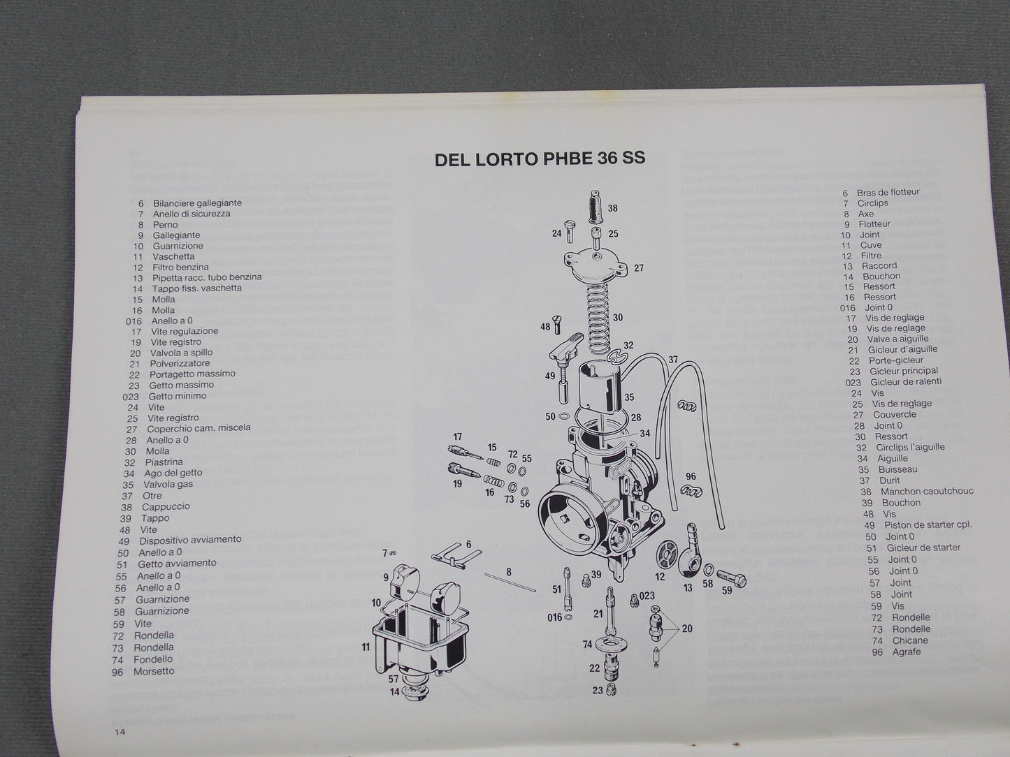 1984 KTM MX125 GS125 USER AND REPAIR MANUAL BOOK ITALIAN FRENCH 201.10.1.84 - MotoRaider