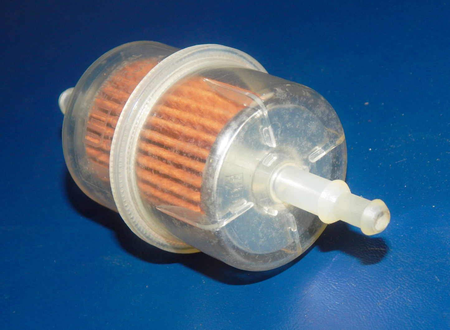 NOS IN LINE UNIVERSAL UFI GAS FUEL FILTER 31.001.00 MOTORCYCLE CAR D=43m H=60mm - MotoRaider