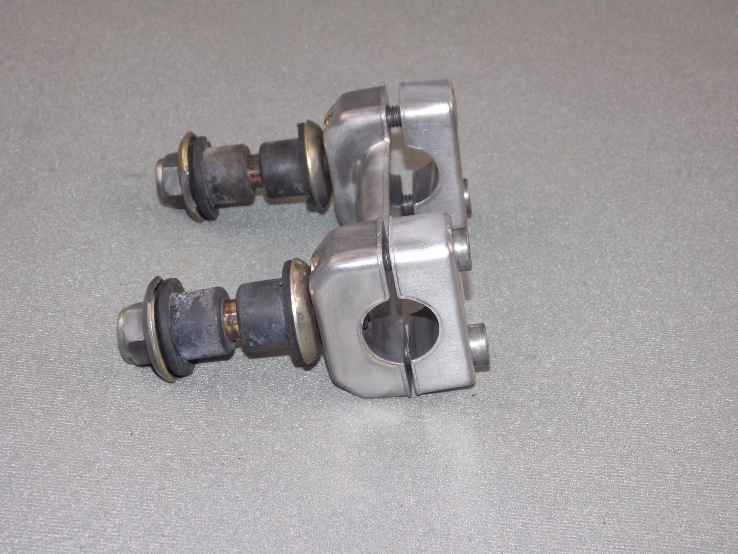 1992 KTM MXC 250 HANDLEBAR MOUNTING CLAMPS RISER SET - MotoRaider