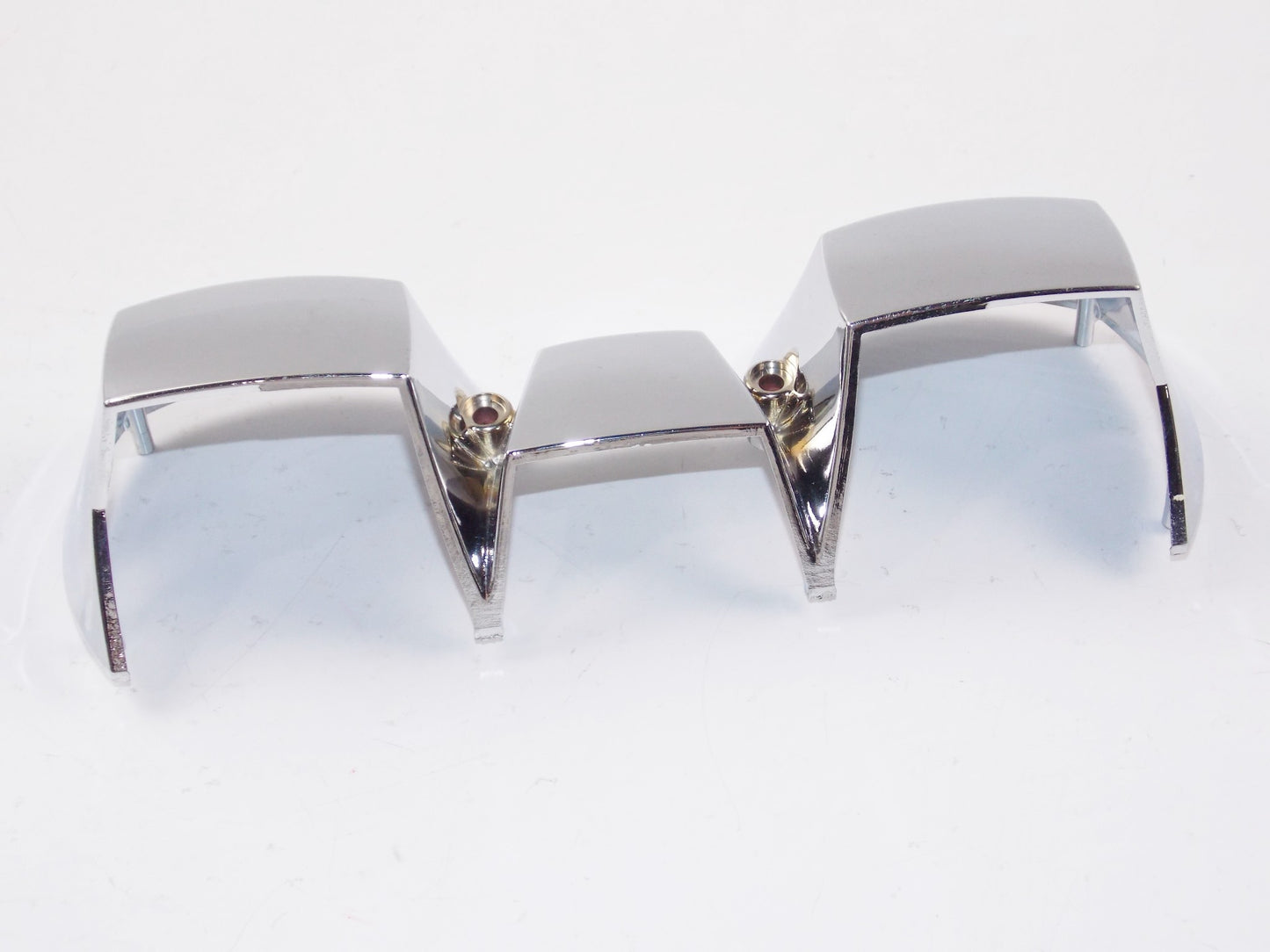 NOS OEM CAGIVA MORINI EXCALIBUR 350 INSTRUMENTAL PANEL CHROME COVER 320303 - MotoRaider