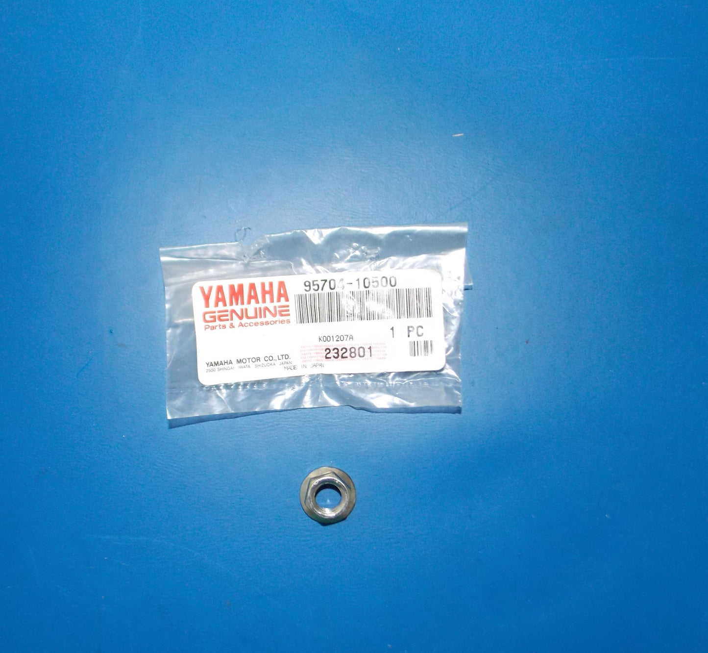 NOS 1994-2020 YAMAHA XTZ12 VMZ12/1200 YFM350 YZ450 FLANGE NUT 95704-10500 - MotoRaider
