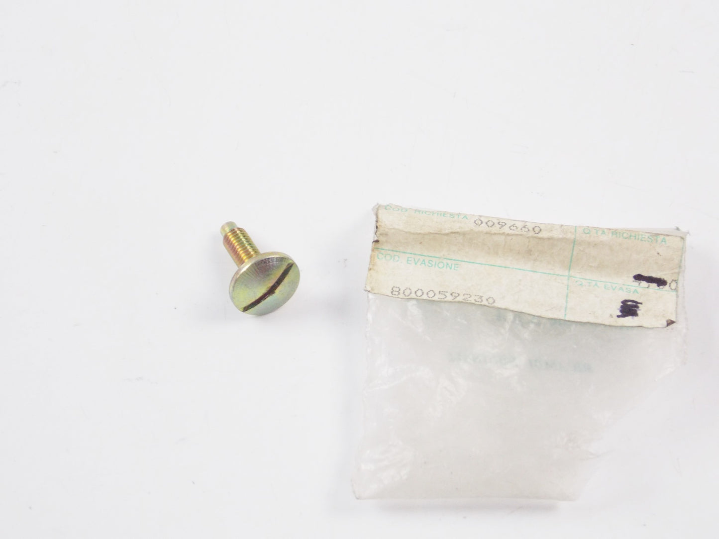 OEM CAGIVA 1989 COCIS 50-2/1989 N90 FRONT BLINKER TURN SIGNAL SCREW 800059230 - MotoRaider