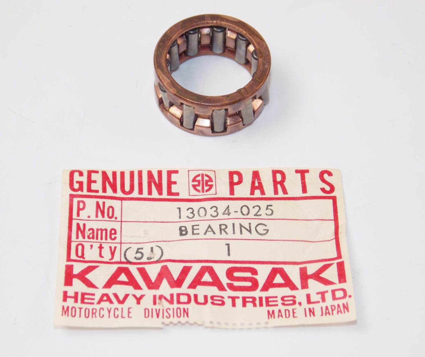 NOS OEM KAWASAKI 1969-1976 G3SS G3TR KV100-A7 BIG END NEEDLE BEARING 13034-025 - MotoRaider