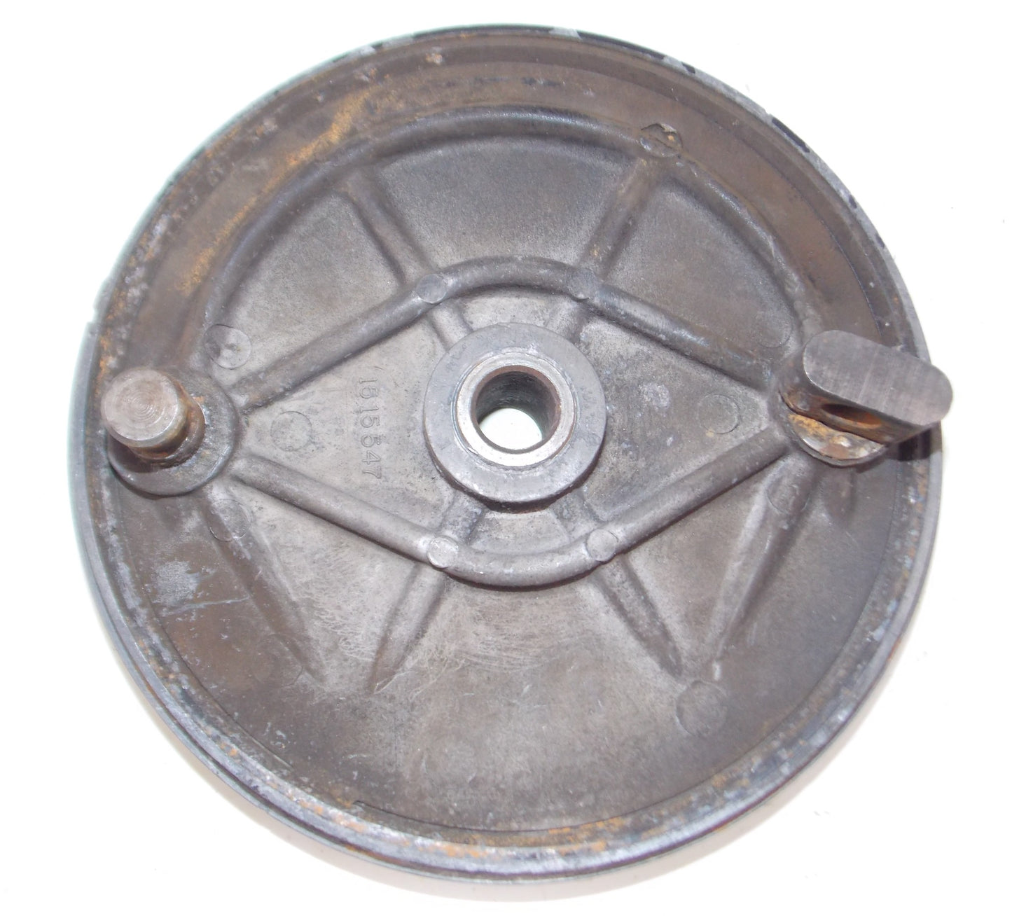 1980's HUSQVARNA REAR WHEEL BRAKE PLATE OD=175mm 1515547 - MotoRaider