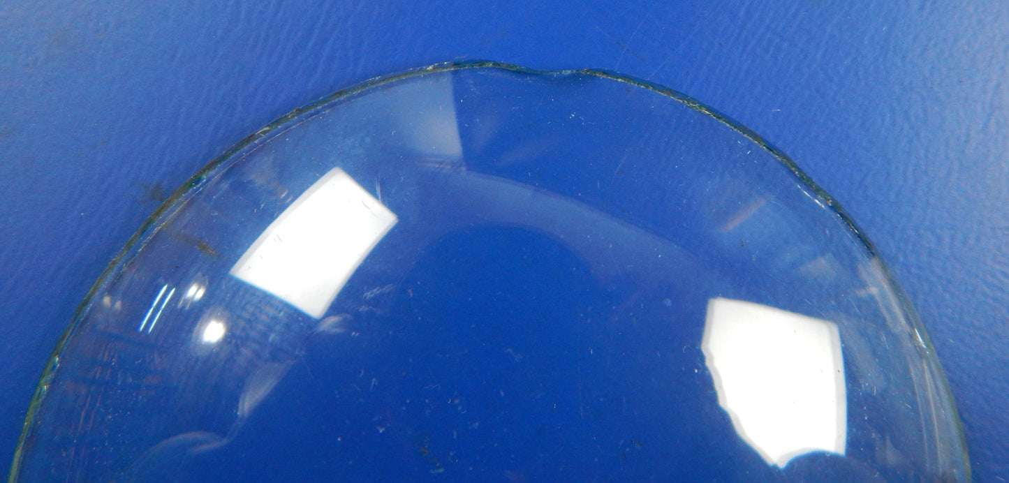 HEADLIGHT GLASS  LENS OD=91mm MOTORCYCLE MOPED SCOOTER VINTAGE PIAGGIO MONDIAL - MotoRaider