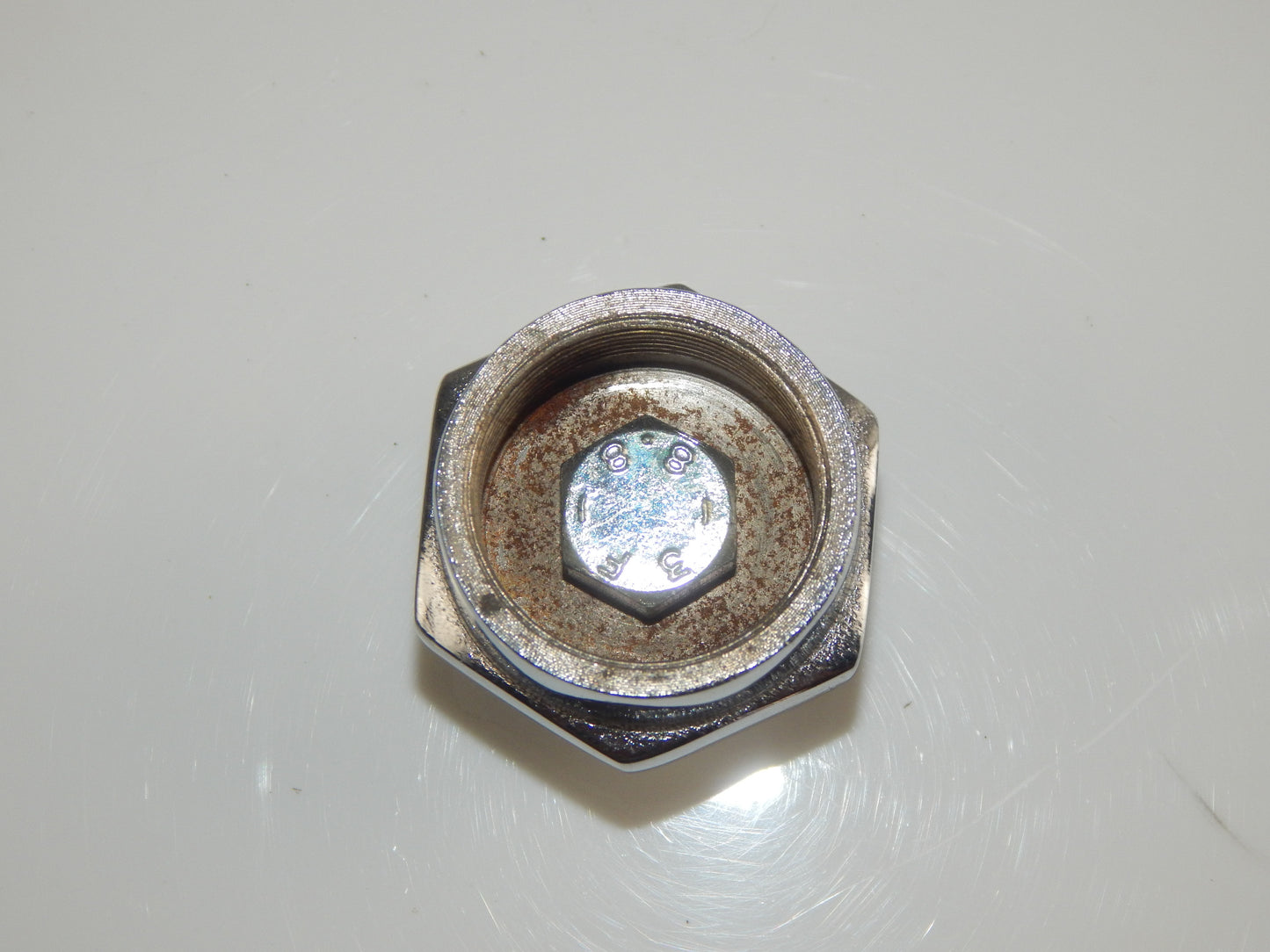 1968-71 PENTON KTM 100 125 SIX DAY BERKSHIRE CERIANI FORK STEERING STEM TOP NUT - MotoRaider