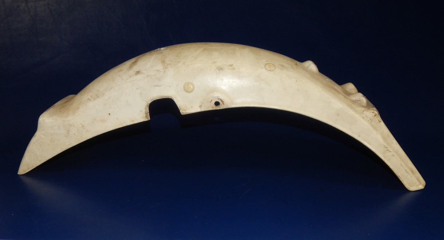 ACERBIS MUDGUARD REAR FENDER WHITE PLASTIC L=31.25" VINTAGE ENDURO BETA FANTIC - MotoRaider