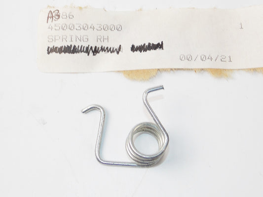 NOS OEM 1990-2000 KTM 50 FOOT REST SPRING RH 45003043000 - MotoRaider