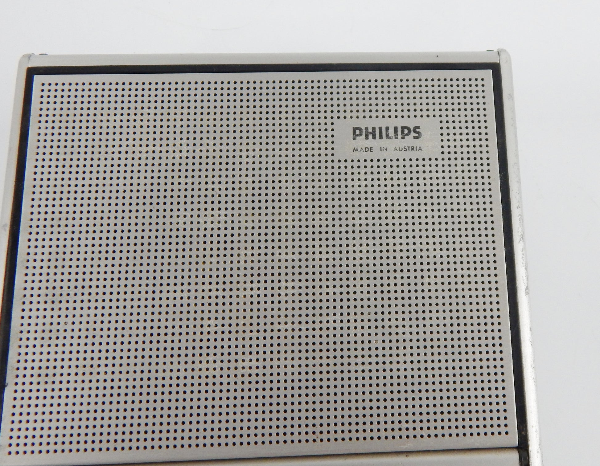 1970's PHILLIPS CASSETE RECORDER PLAYER 2202 TAPE SPEED 4.75 cm/s MICHROPHONE - MotoRaider