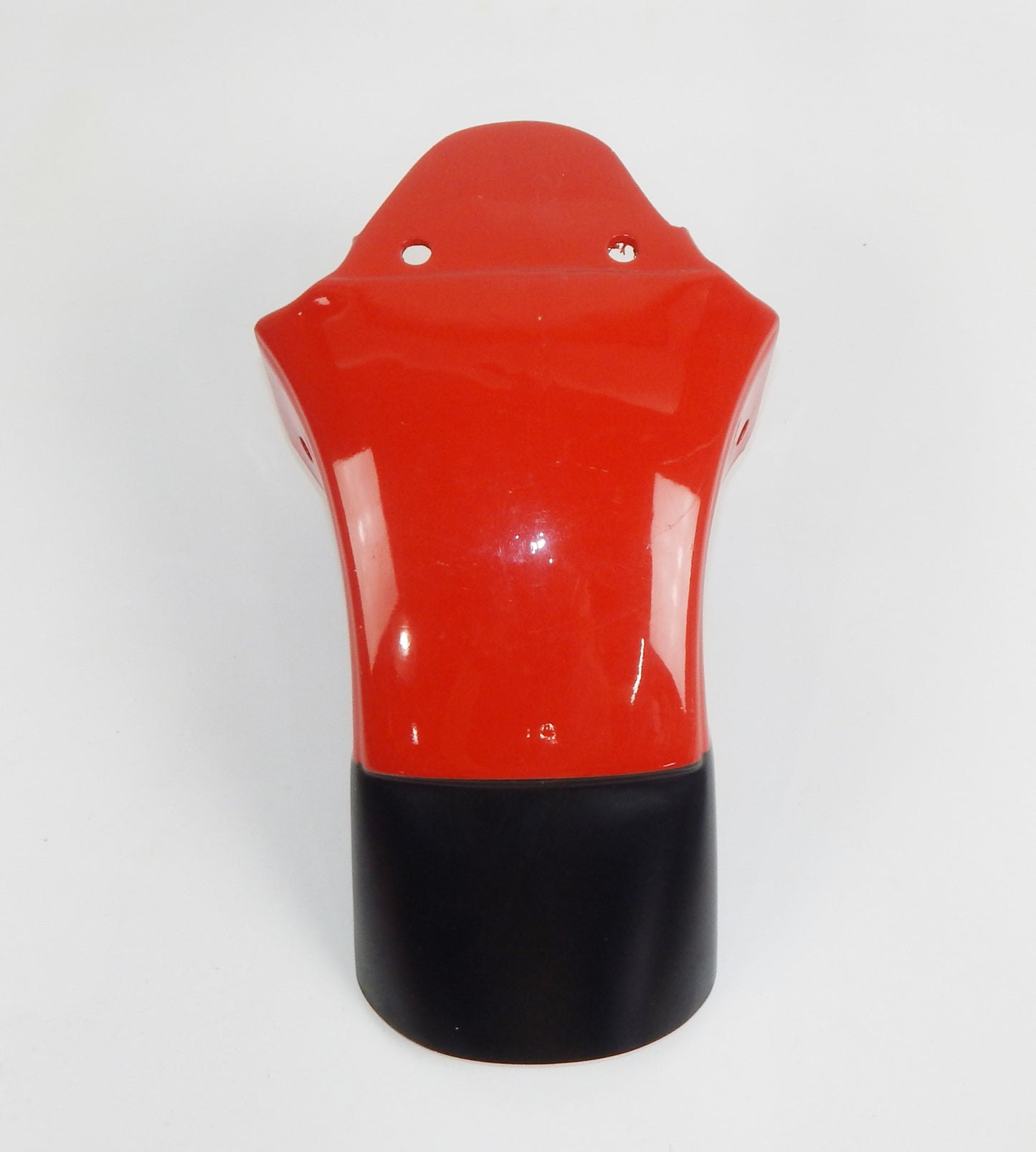OEM DUCATI CAGIVA ALAZURRA 1985-87 FRONT RED MUDGUARD FIBERGLASS FENDER VINTAGE - MotoRaider