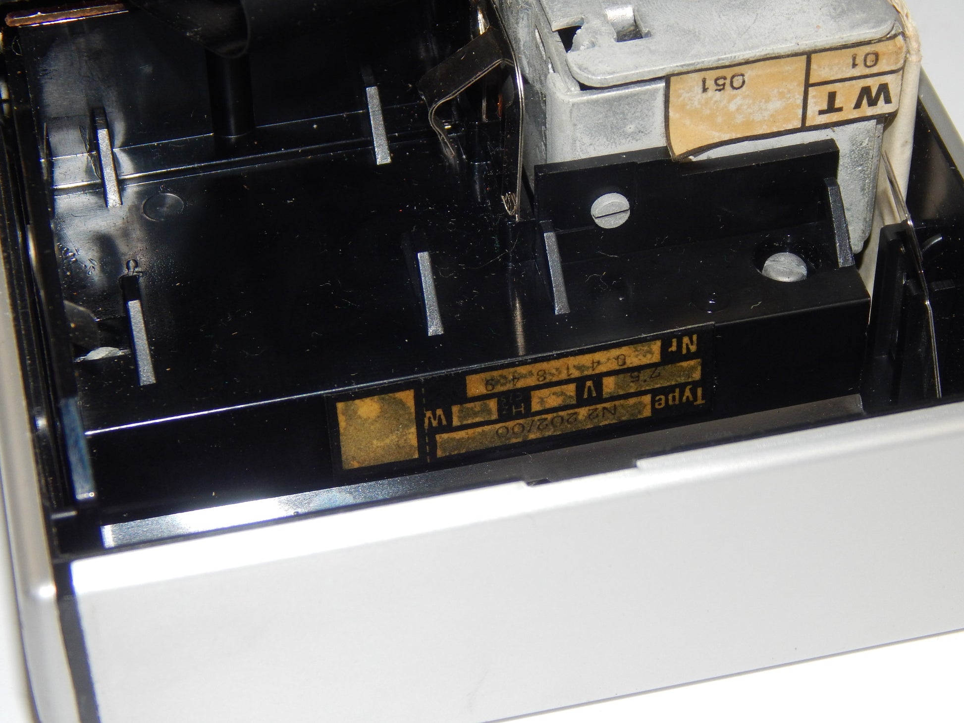 1970's PHILLIPS CASSETE RECORDER PLAYER 2202 TAPE SPEED 4.75 cm/s MICHROPHONE - MotoRaider