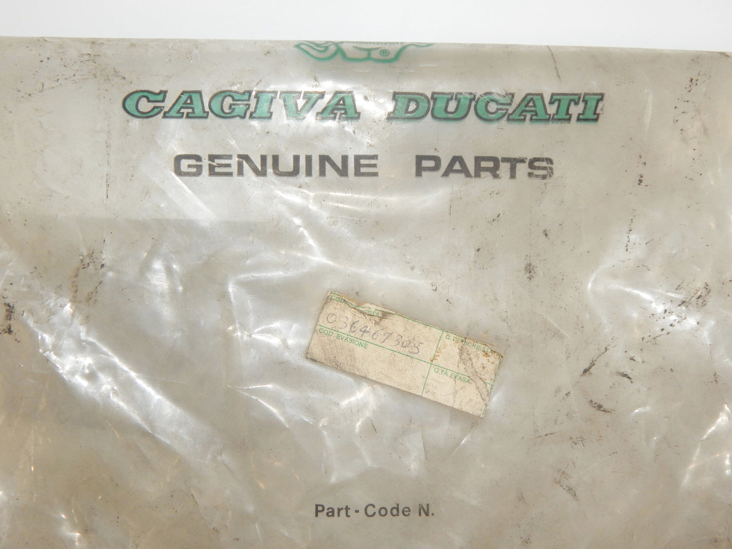 OEM DUCATI CAGIVA ALAZURRA 1985-87 FRONT RED MUDGUARD FIBERGLASS FENDER VINTAGE - MotoRaider