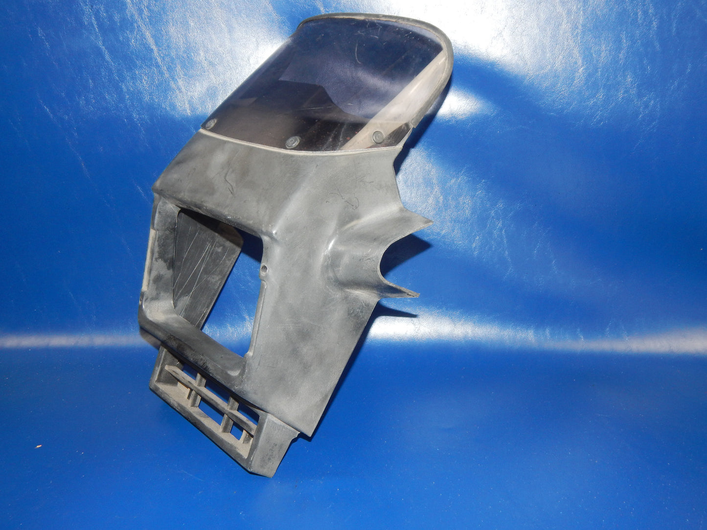 1980's MOTORCYCLE WIND SCREEN SHIELD UPPER FAIRING COWLING CAGIVA MORINI GILERA - MotoRaider