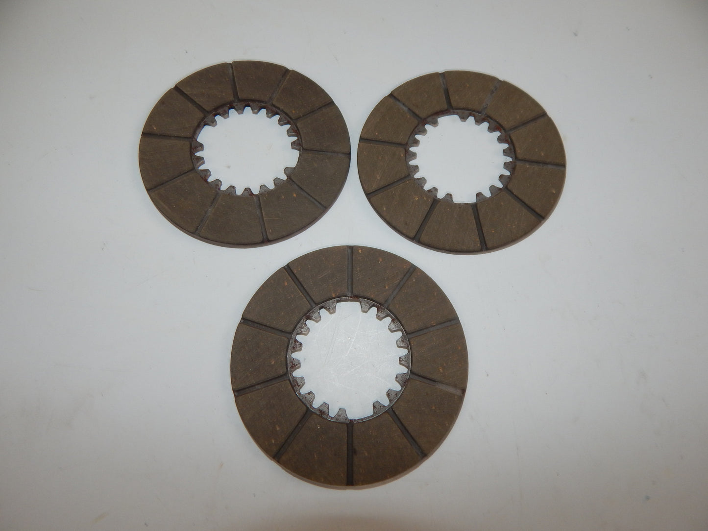 3 SURFLEX CLUTCH DISCS 88-M-6 1953 VESPA PIAGGIO VINTAGE SCOOTER MOTOR - MotoRaider