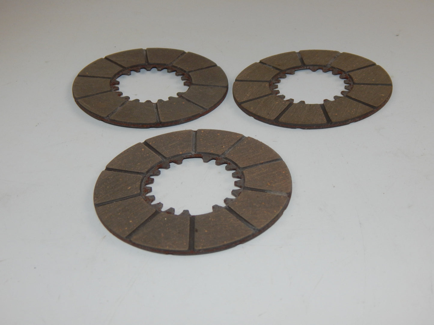 3 SURFLEX CLUTCH DISCS 88-M-6 1953 VESPA PIAGGIO VINTAGE SCOOTER MOTOR - MotoRaider