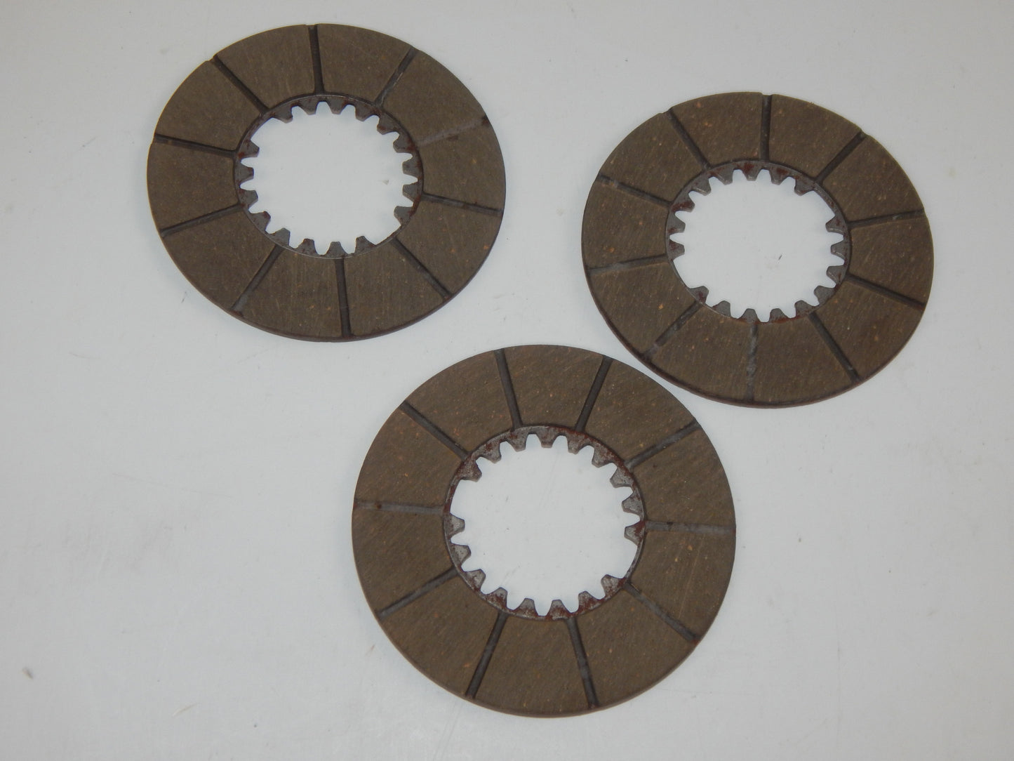 3 SURFLEX CLUTCH DISCS 88-M-6 1953 VESPA PIAGGIO VINTAGE SCOOTER MOTOR - MotoRaider