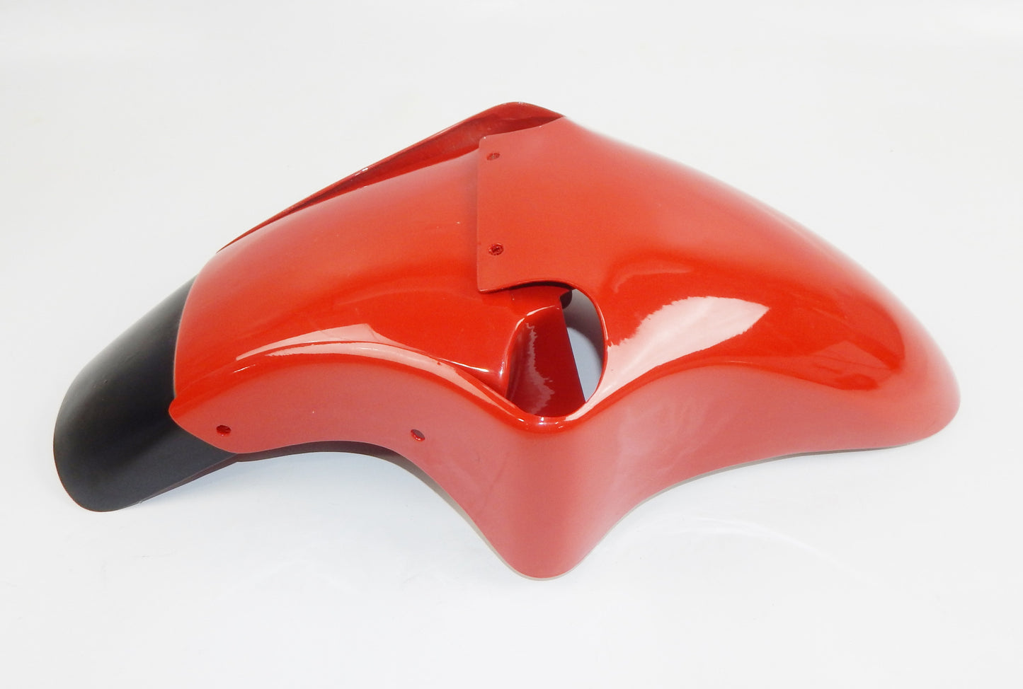 OEM DUCATI CAGIVA ALAZURRA 1985-87 FRONT RED MUDGUARD FIBERGLASS FENDER VINTAGE - MotoRaider