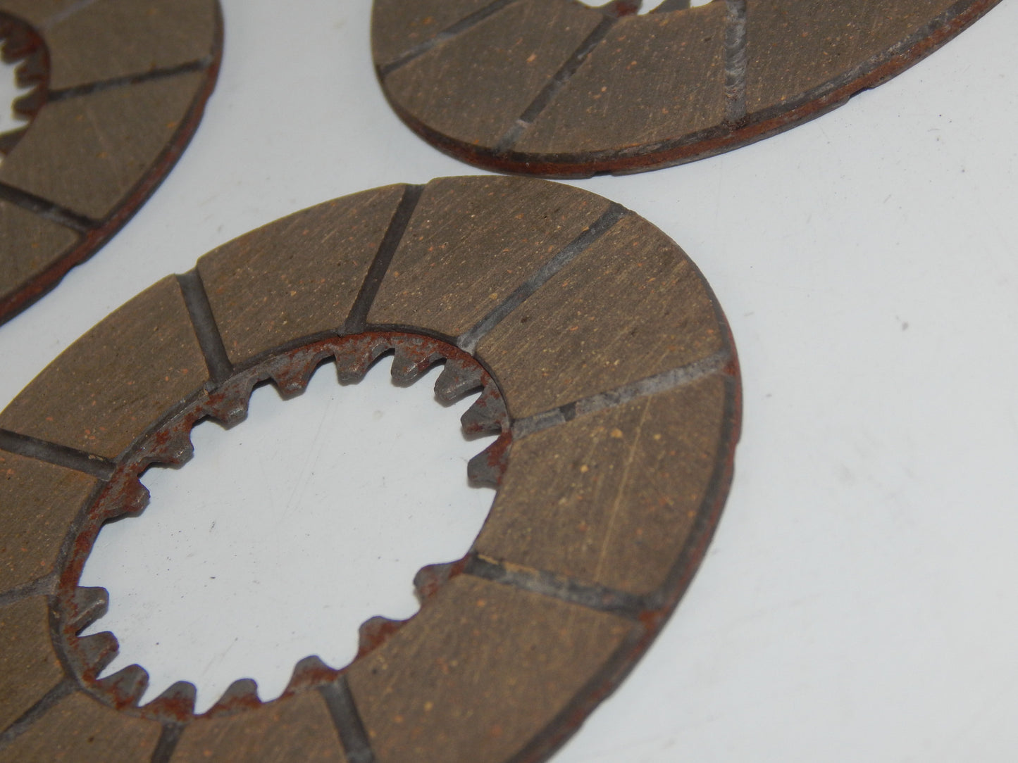 3 SURFLEX CLUTCH DISCS 88-M-6 1953 VESPA PIAGGIO VINTAGE SCOOTER MOTOR - MotoRaider