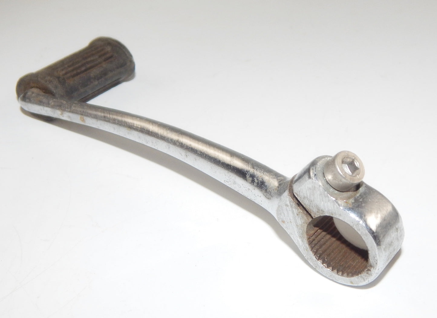 VINTAGE MOTORCYCLE GEAR SHIFTER LEVER PEDAL L=150mm SPLINE D=19mm SUZUKI YAMAHA - MotoRaider